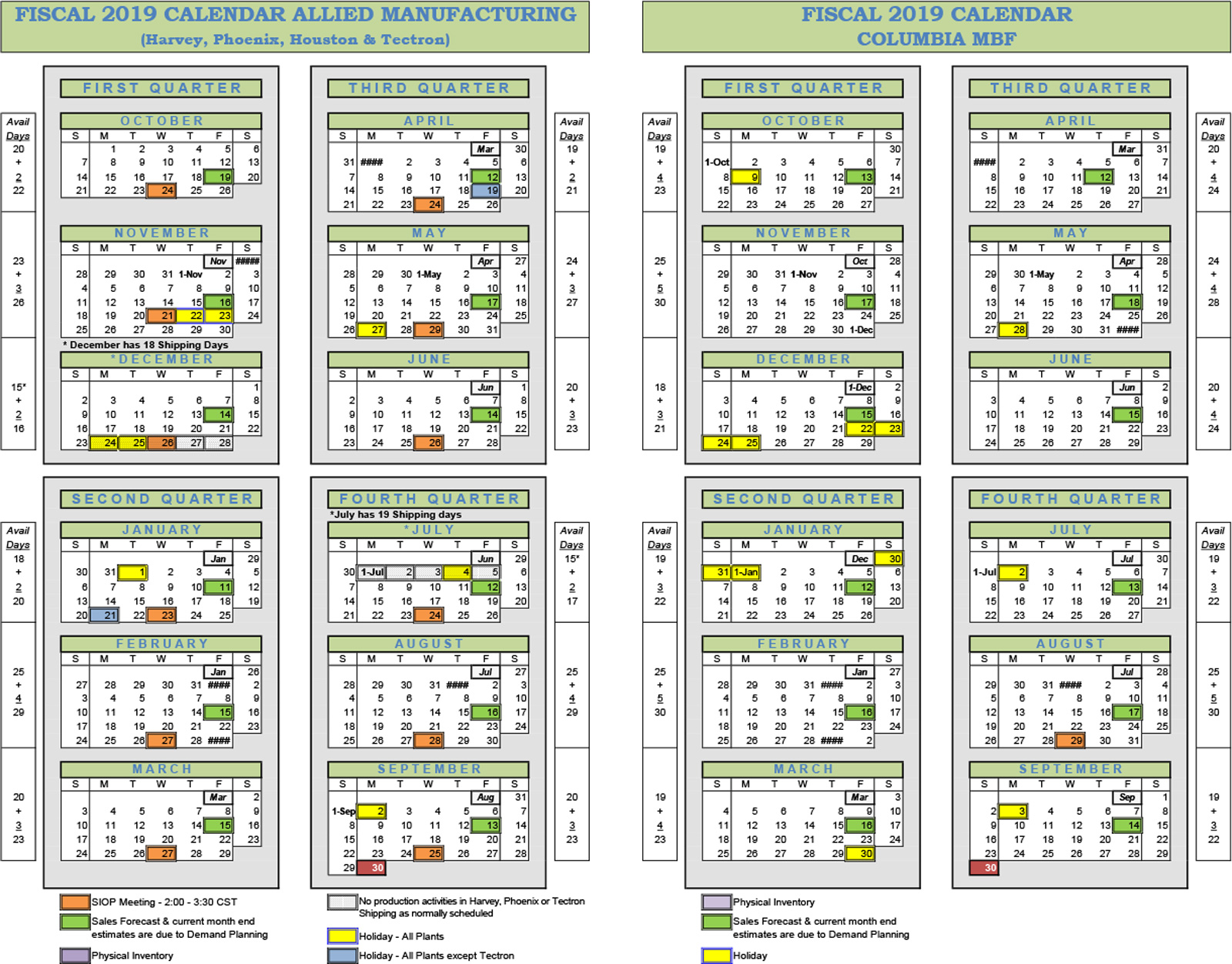 atkore-fiscal-calendar-2019